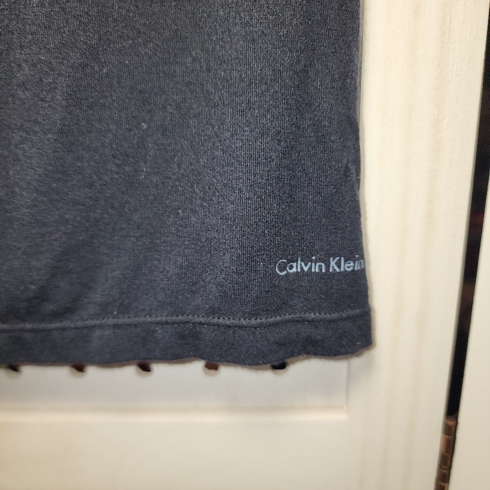 Calvin Klein Black Medium Slim Fit Classic Short Sleeve - Picture 2 of 4